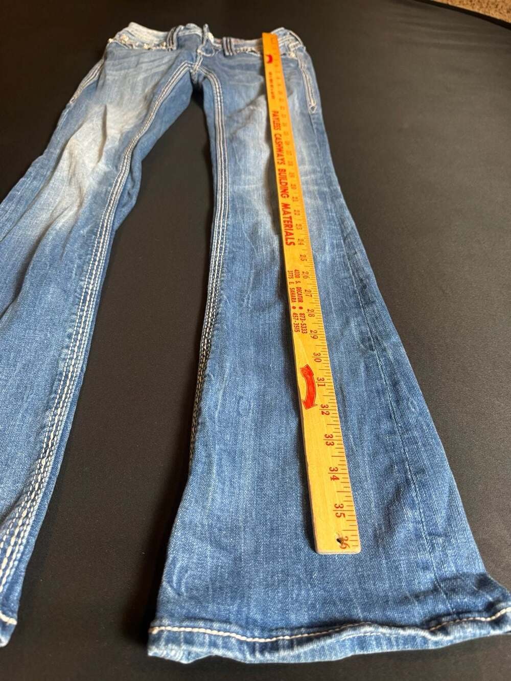 Vintage Rock Revival Abbie Bootcut Jeans Size 24 - Picture 4 of 8